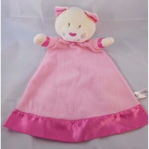 Wild Republic Cat Lovey Security Blanket Pink Stuffed Animal Plush Toy